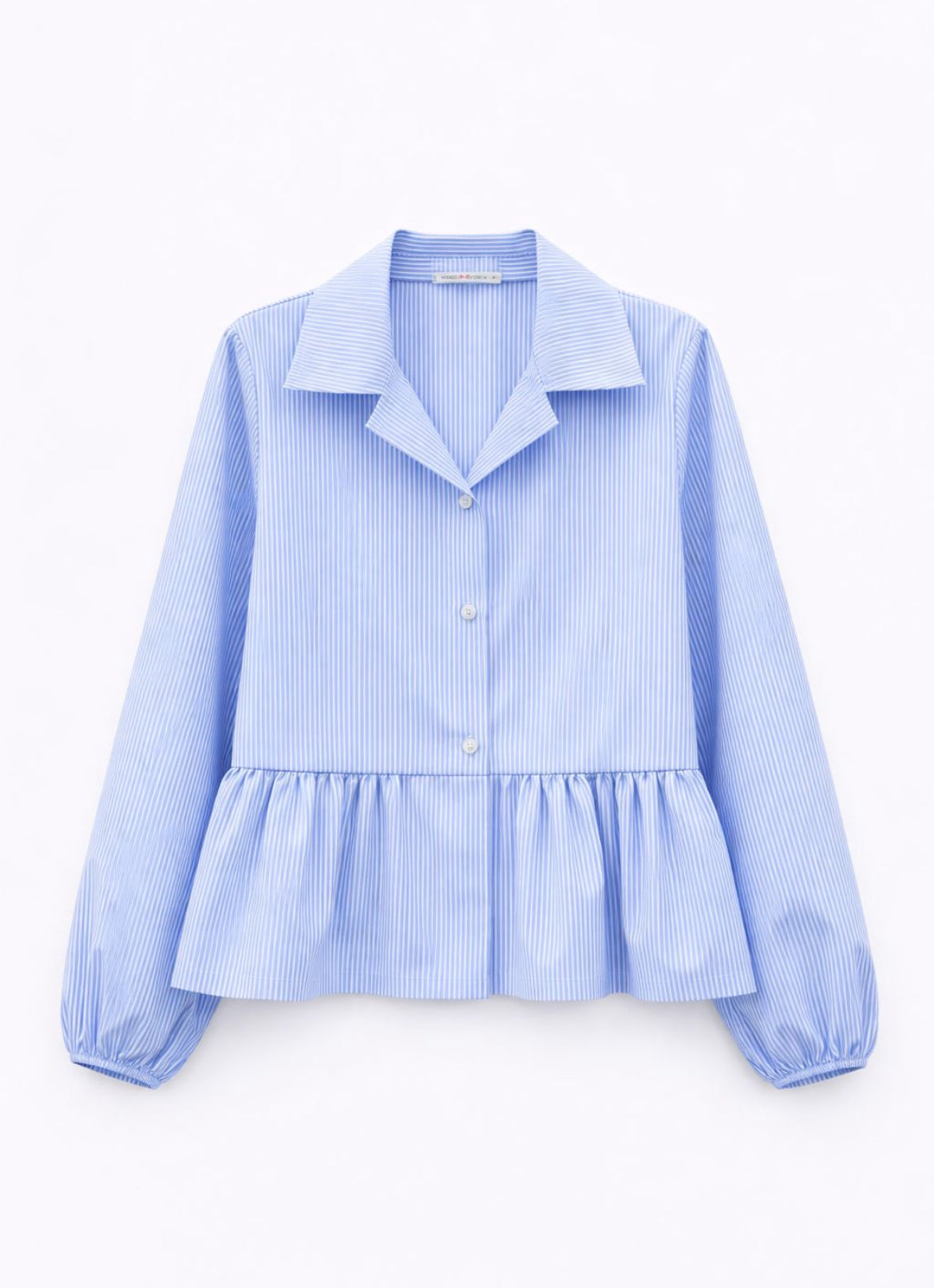 Stripes blouse blue