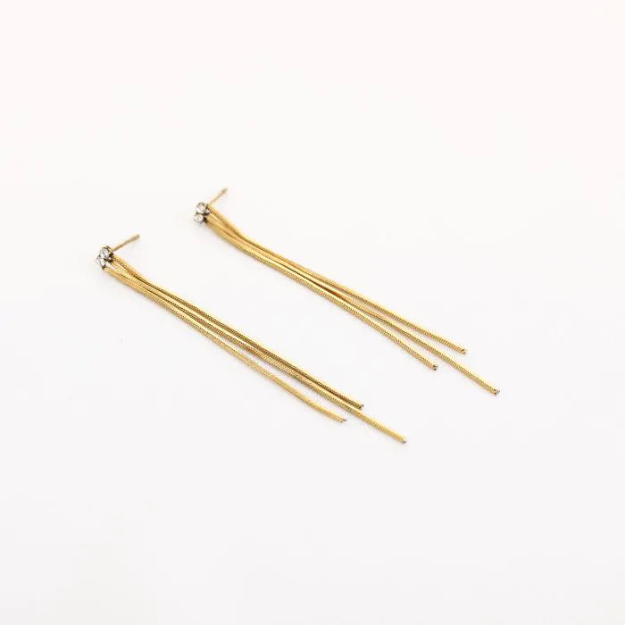Shine earrings gold