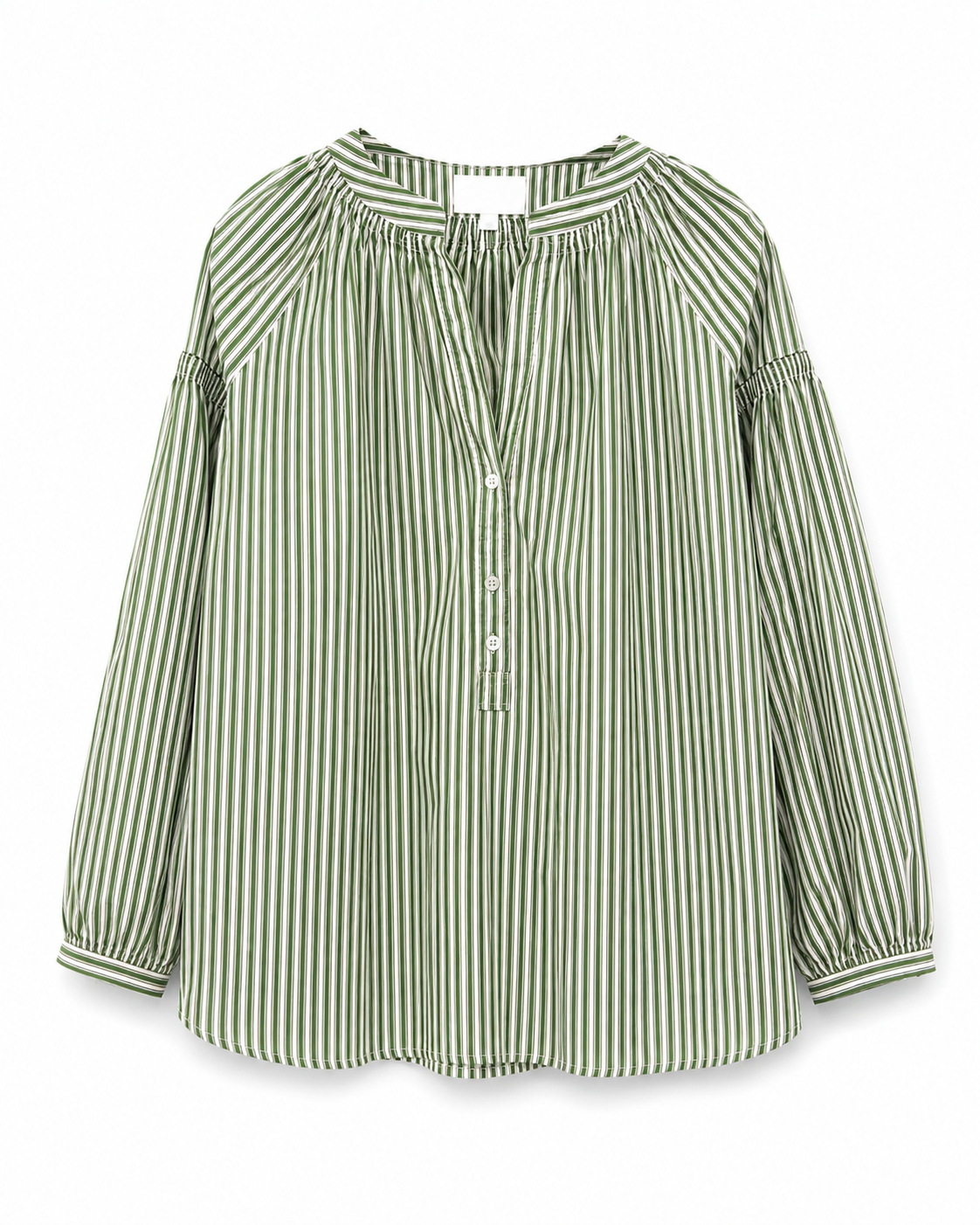 Julie stripes blouse green