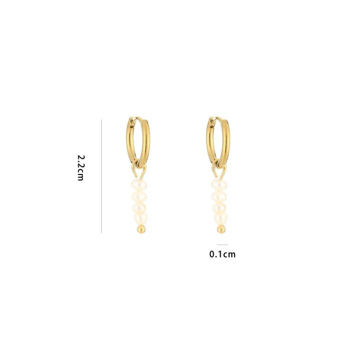 Pearl earrings silver