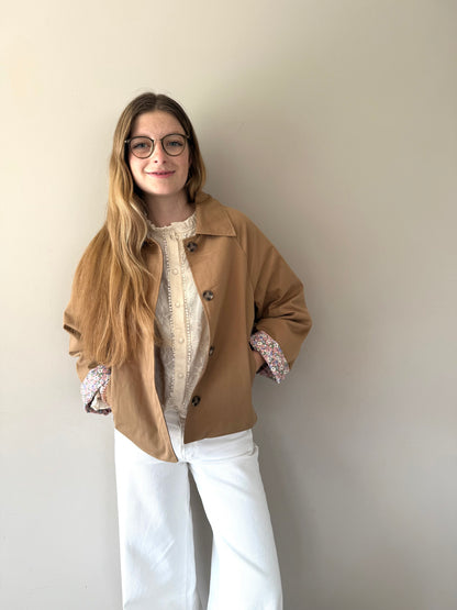 Lea trench coat camel