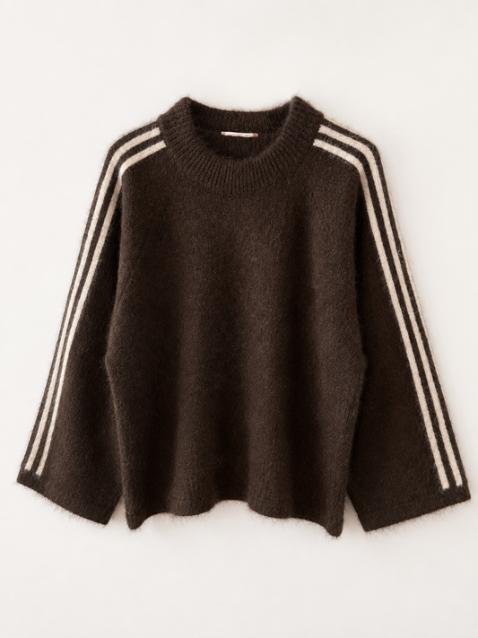 Jullie stripes knit brown