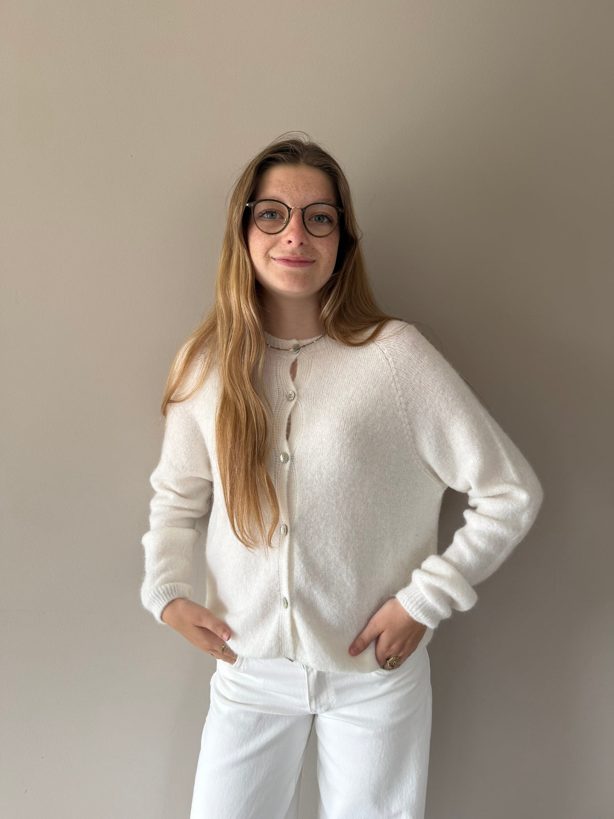 Cardigan mila white