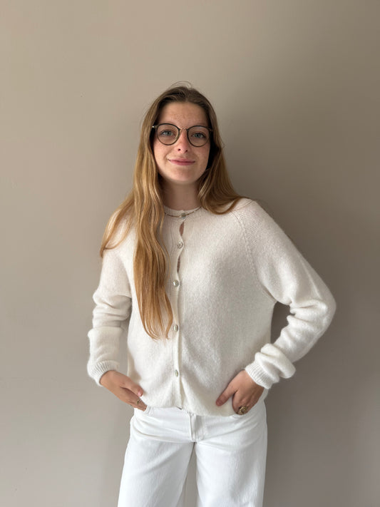 Cardigan mila white