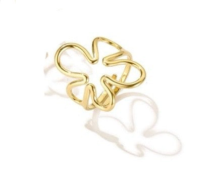 Blooming ring gold