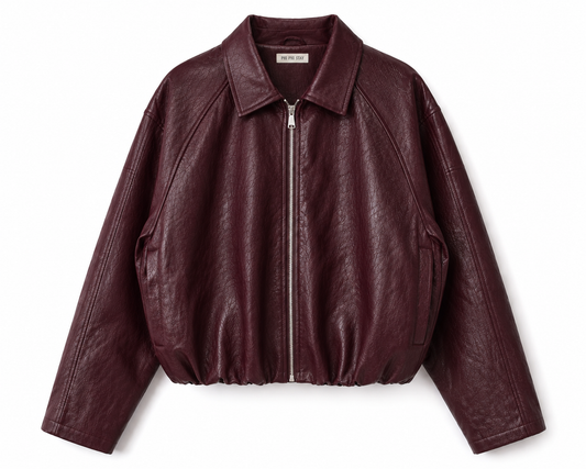 Bomber jacket bordeaux