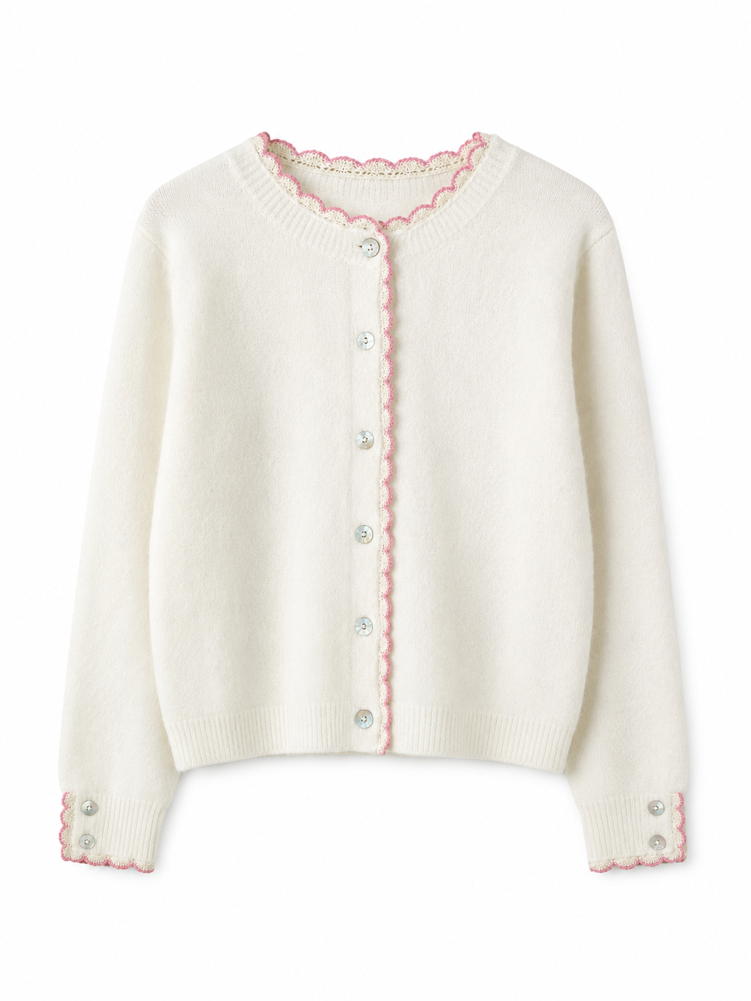 Rosie cardigan white