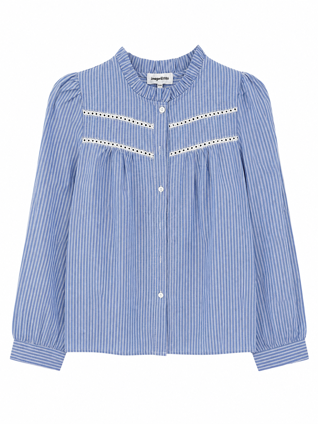 Stripes blouse blue