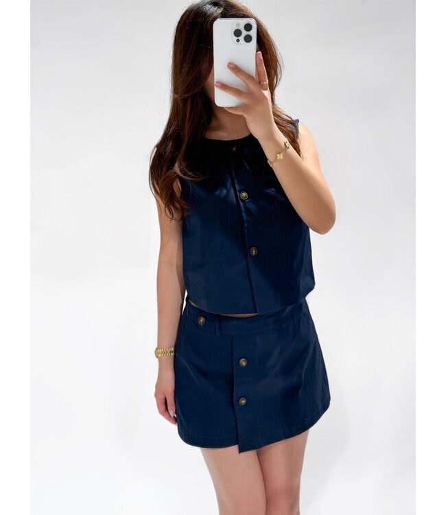 Lauren top navy