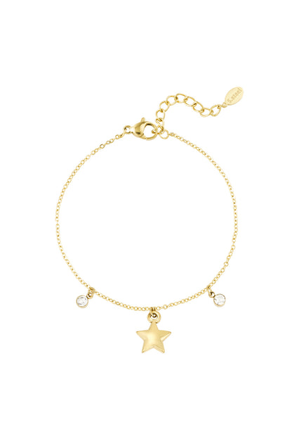 Star bracelet gold