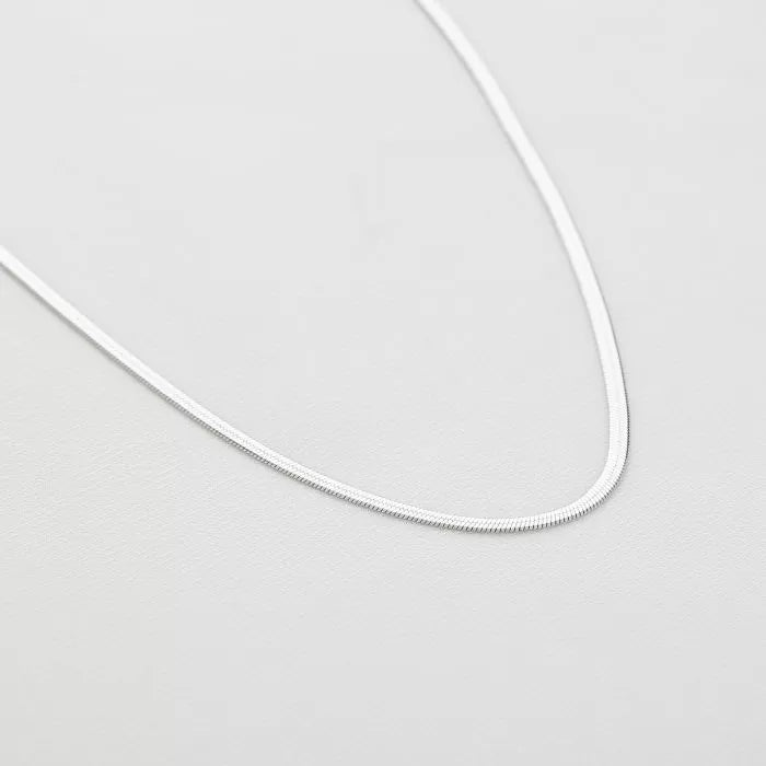 Plated necklace silver
