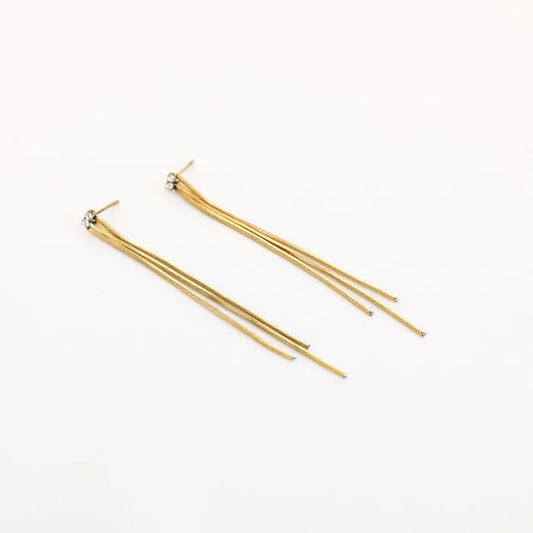 Shine earrings gold