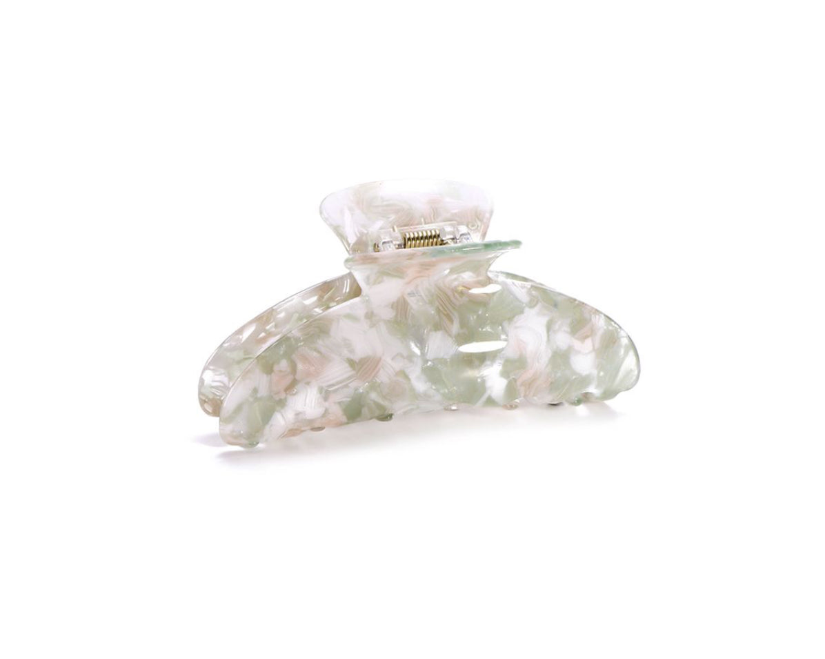 Haarclip pink white green