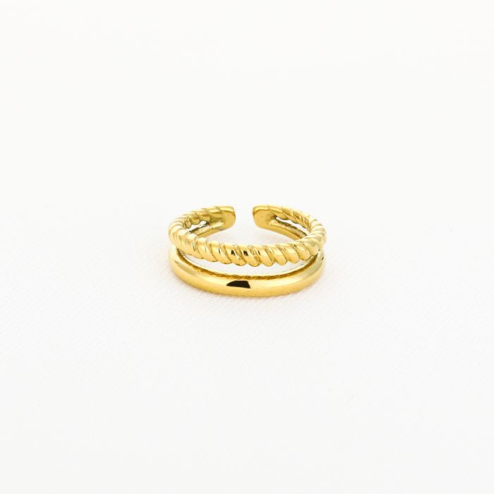 Double ring gold
