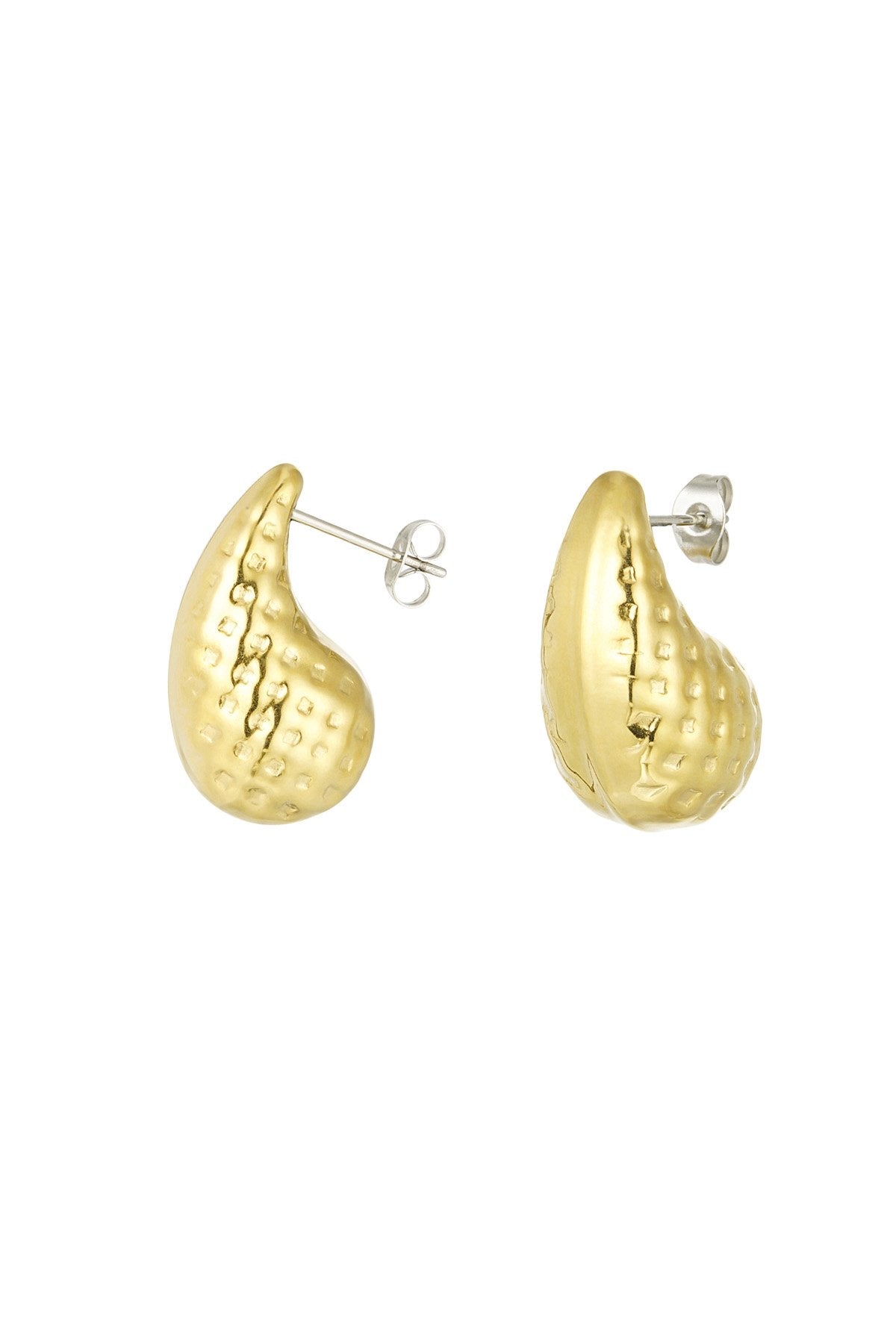 Drop earrings gold