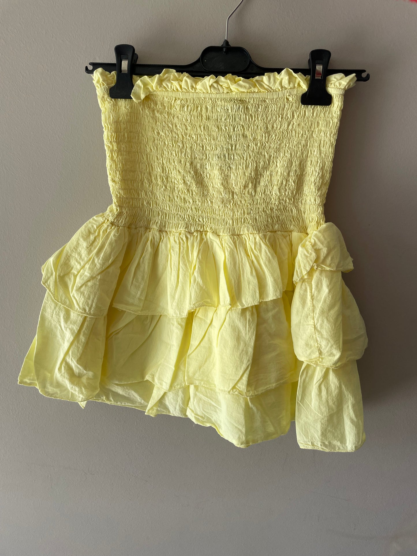 Zoë ruffel skort butter yellow