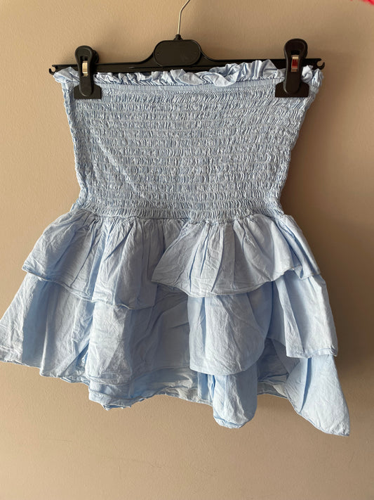 Zoë ruffel skort blue