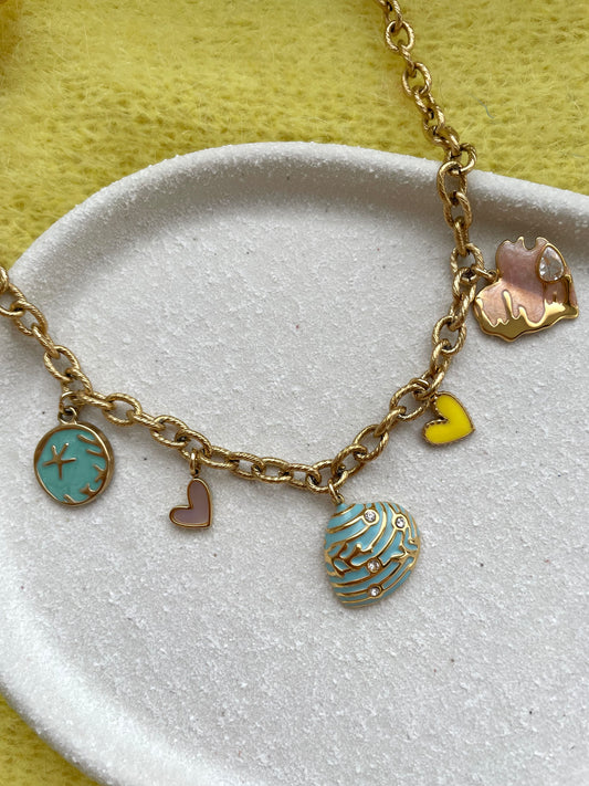 Bedelketting multicolour