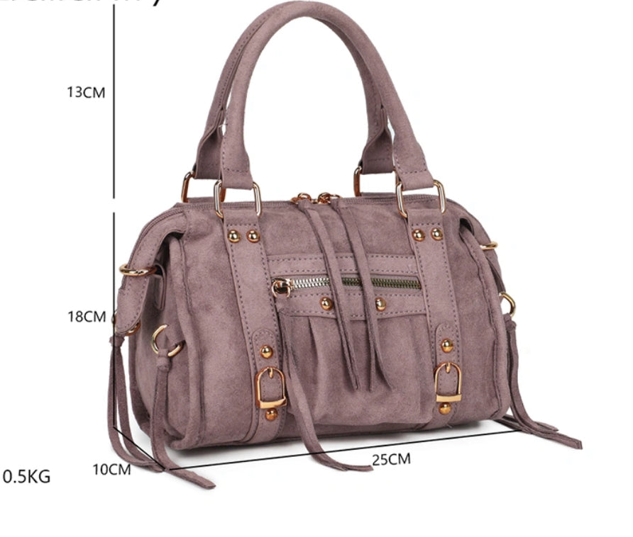 It girl bag medium oud roze