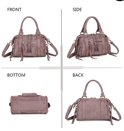 It girl bag medium oud roze