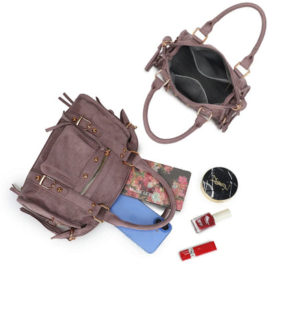 It girl bag medium oud roze
