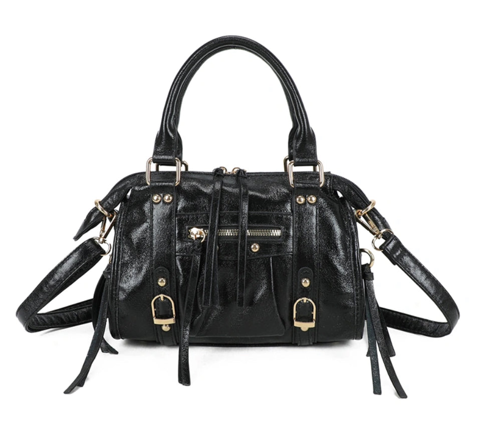 It girl bag medium black