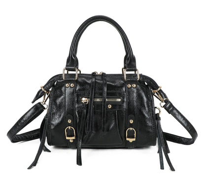 It girl bag medium black