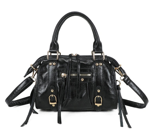 It girl bag medium black