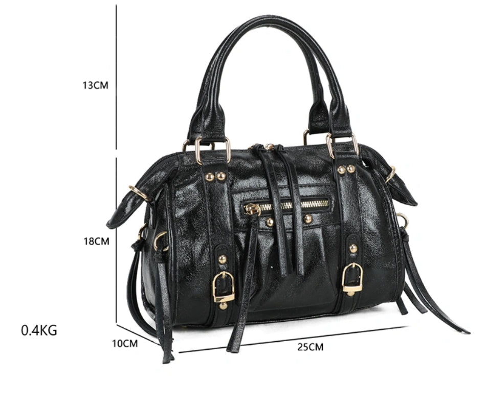 It girl bag medium black