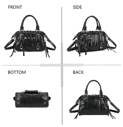It girl bag medium black