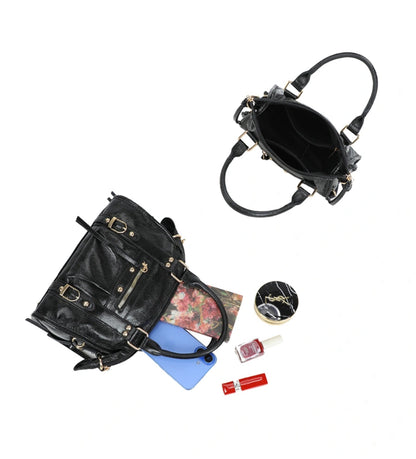 It girl bag medium black
