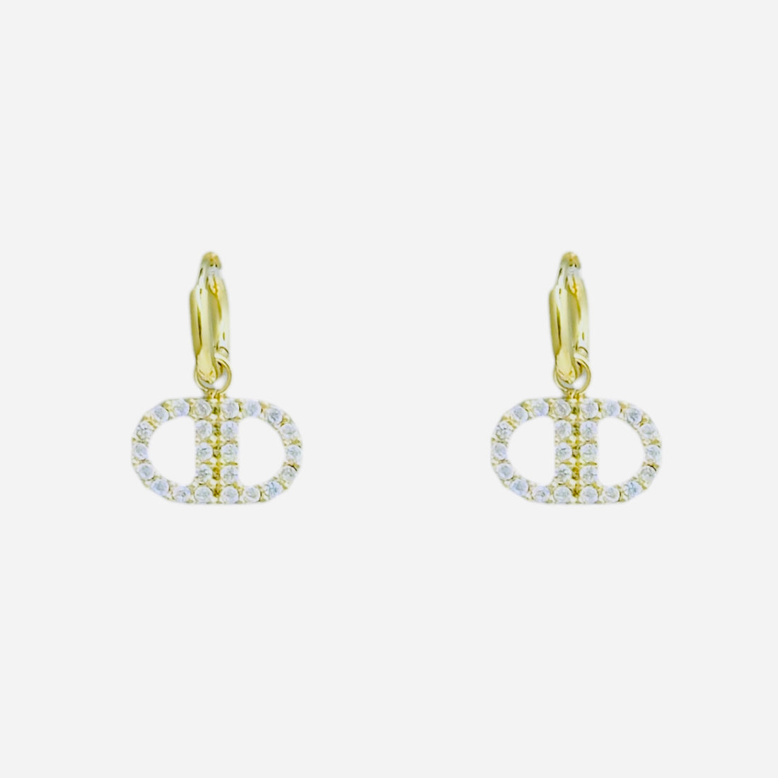 Good life earrings gold